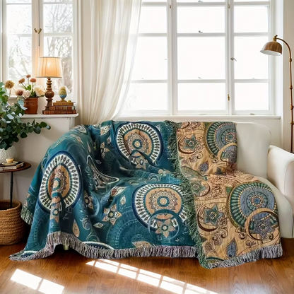 Celestial Harmony Tapestry Blanket