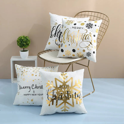 4 Pcs Christmas Cushion Covers