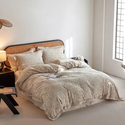 Whisper Fern Jacquard Duvet Set