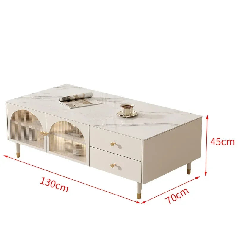 Lunara Arch Storage Coffee Table