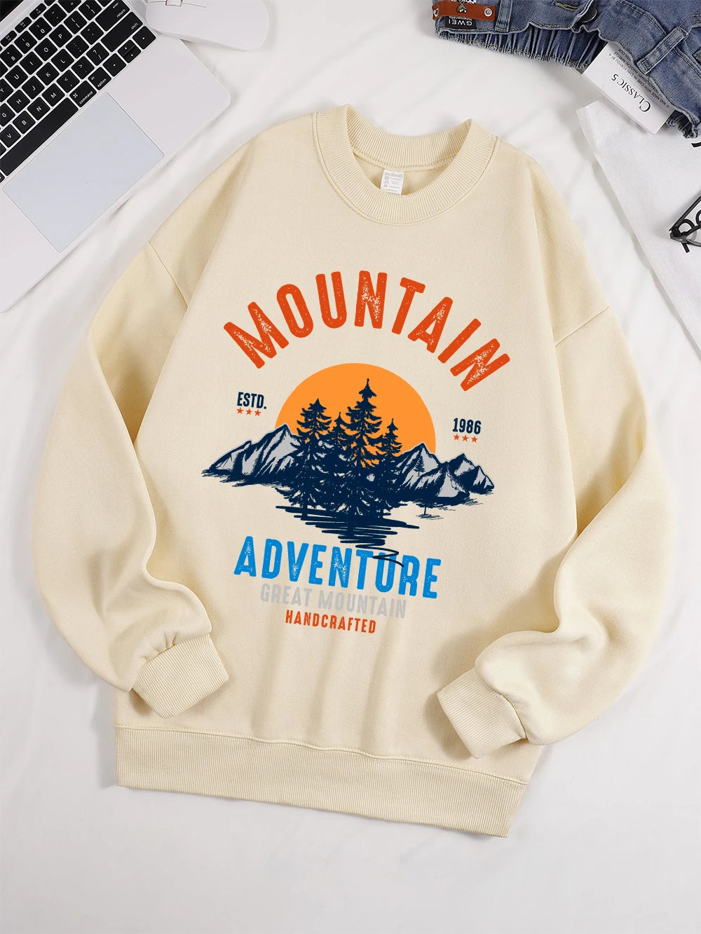 The Sunset Scenery In The Forest Sweatshirt
