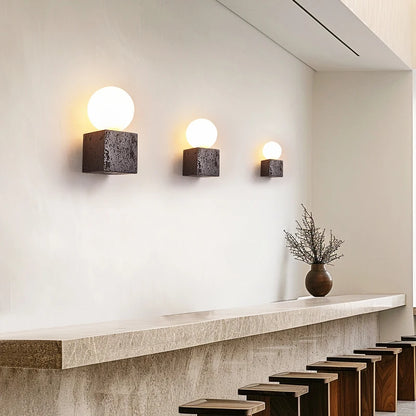 Luna Block Sconce Light