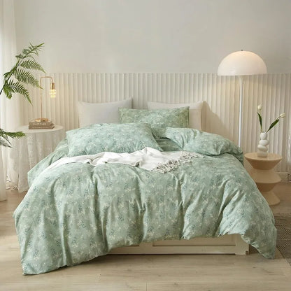 Botanical Bliss Floral Duvet Cover Set