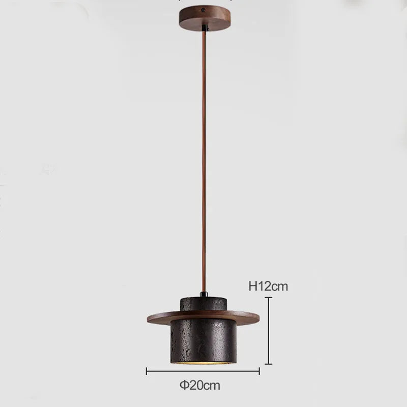 Black Halo Pendant Light