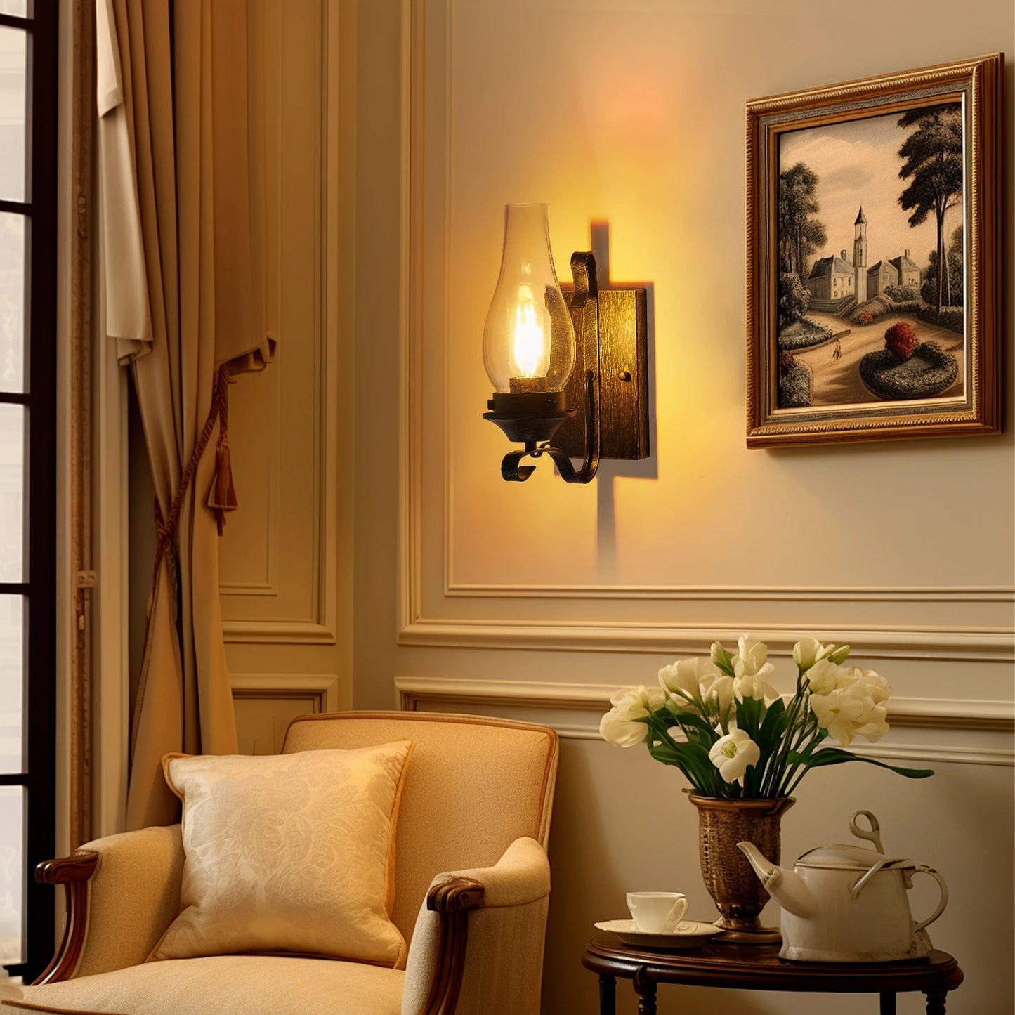 Heritage Rustic Ember Wall Sconce