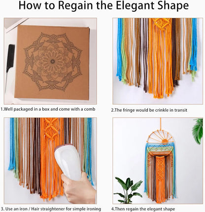 Sunrise Over the Horizon Macramé