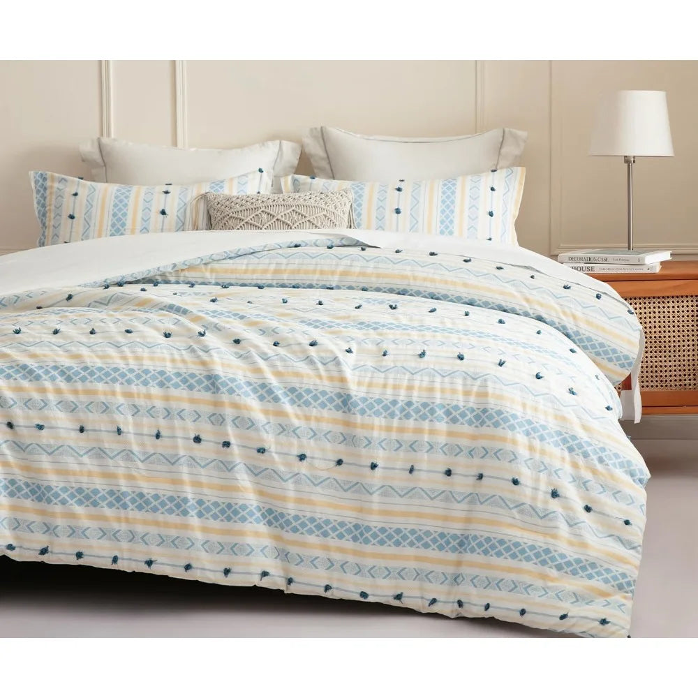 Boho Horizon 3-Piece Duvet Cover Set