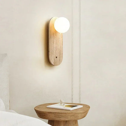 Elyra Travertine Wall Sconce