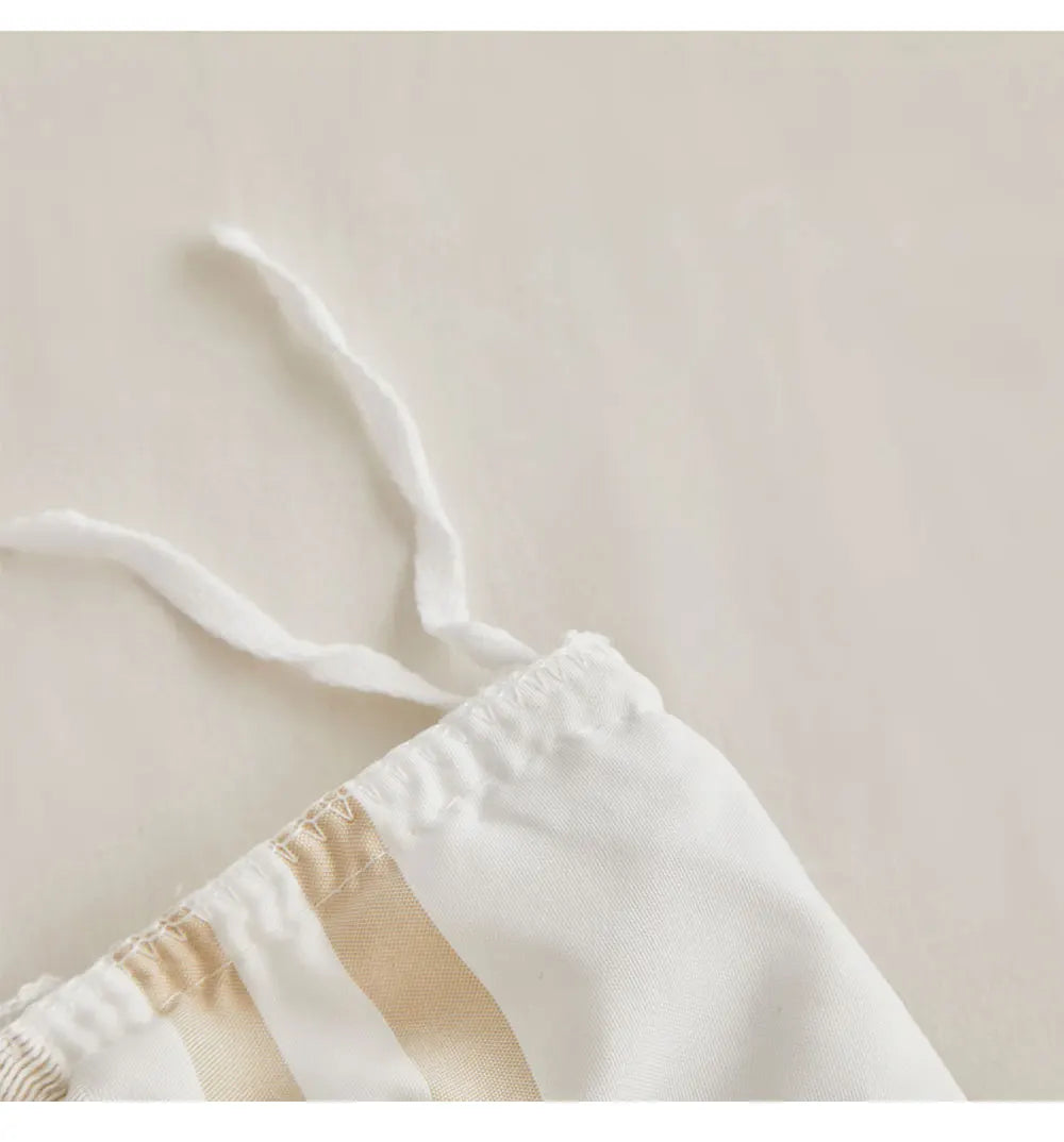 WanderWeave Pom-Stripe Bedding Set