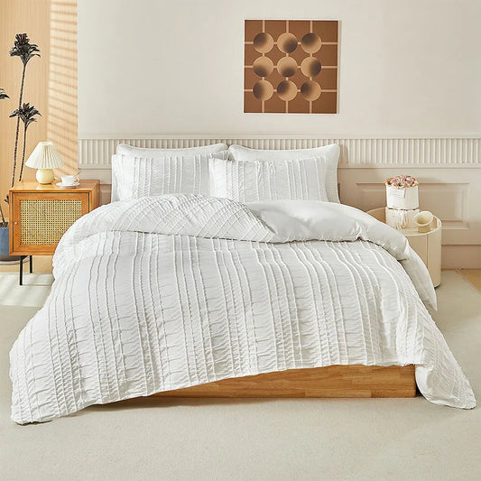 Pleated Tranquility Bedding Set