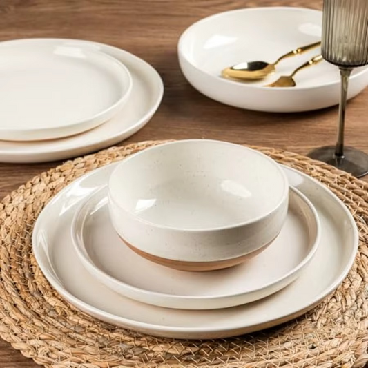 SaharaGlow Terra™ 12-Piece Dinnerware Set
