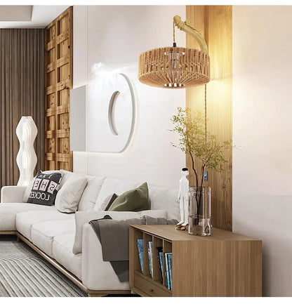 SolHalo Woven Ceiling Light