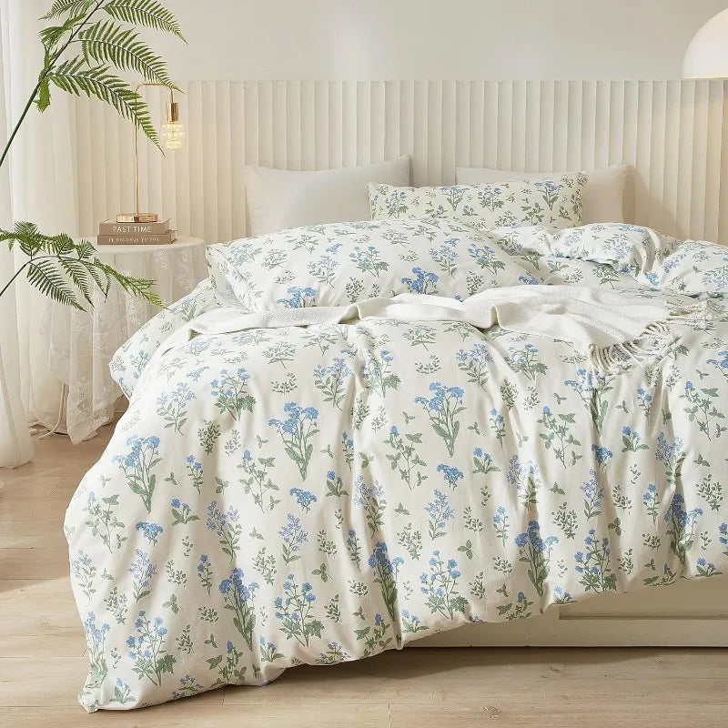 Botanical Bliss Floral Duvet Cover Set