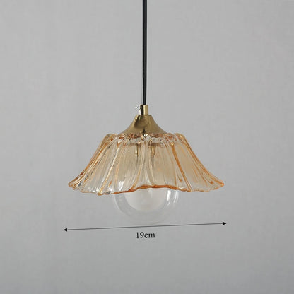 Petaluxe Glass Bloom Pendant Light