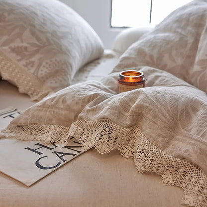 Whisper Fern Jacquard Duvet Set