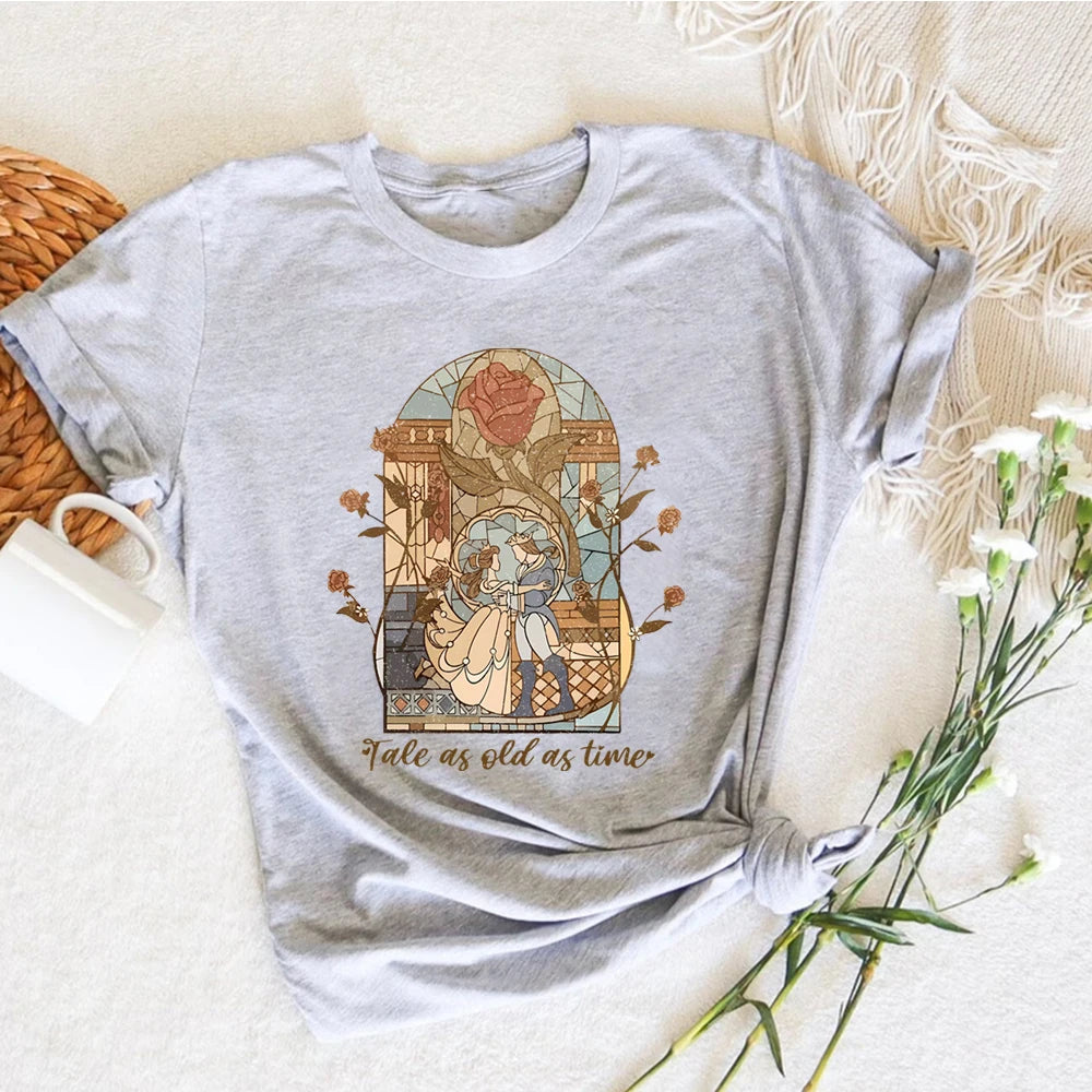 Vintage Tale As Old As Time Graphic Tee