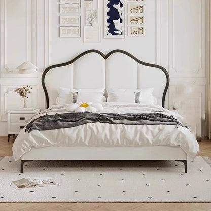 Ivory Halo Arch Bed Frame