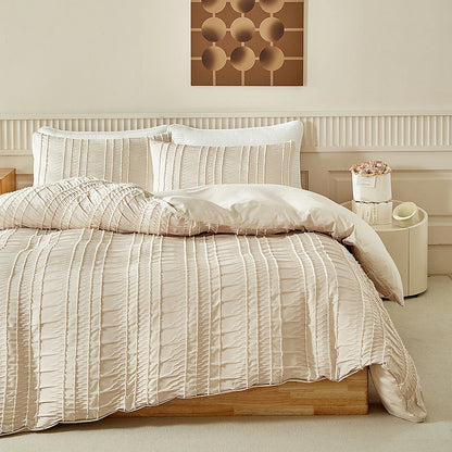 Pleated Tranquility Bedding Set