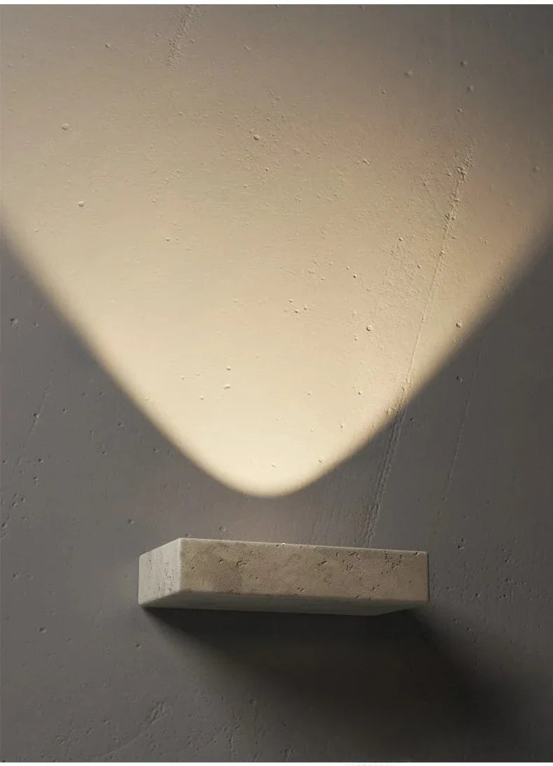 Linea Travertine Wall Sconce