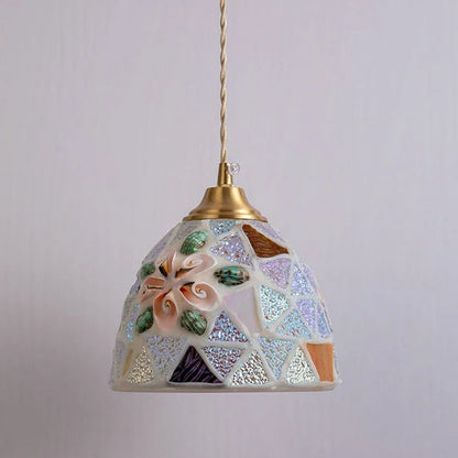Ocean Pearl Mosaic Pendant Lamp