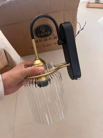 Arcéa Ribbed Glass Wall Sconce