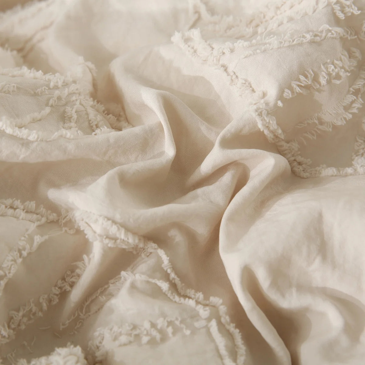 Melissa Tufted Circle Duvet Cover Set