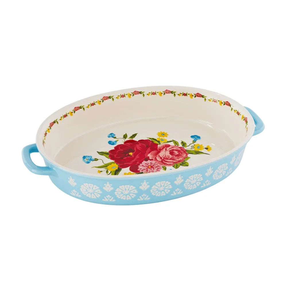 Bloomfield Oval Ceramic Baking Dish Set (2-Piece)