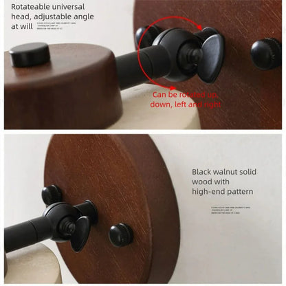 Terra Oak Halo Wall Sconce