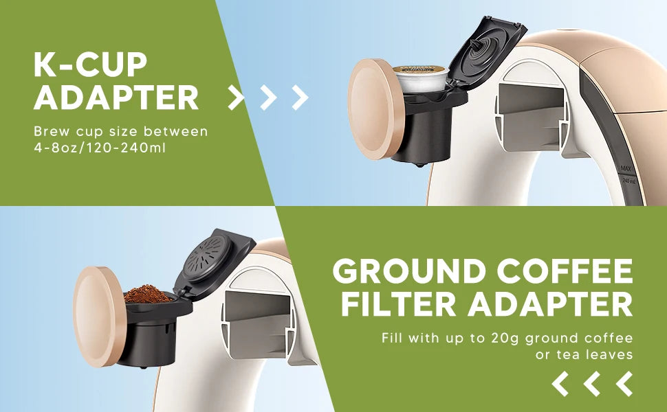 Mini Q 2-in-1 Single Serve Coffee Machine