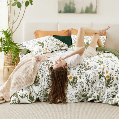 Wildgarden Reverie Reversible Duvet Cover Set