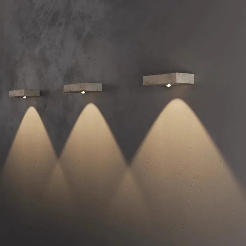 Linea Travertine Wall Sconce