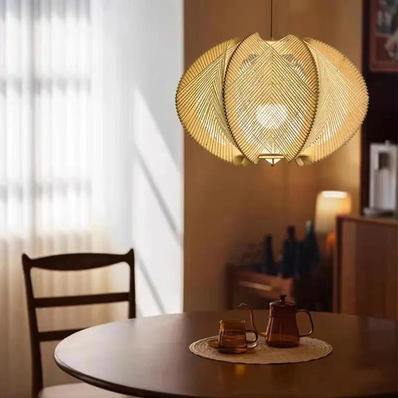 TerraWeave Lotus Pendant Light