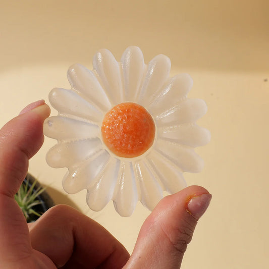Selenite Daisy Bloom Crystal