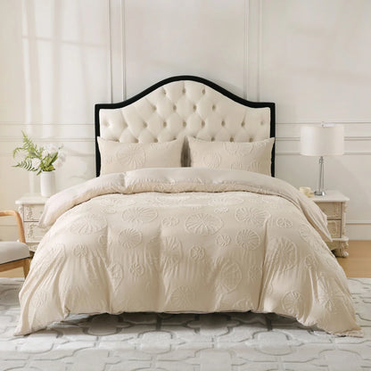 Melissa Tufted Circle Duvet Cover Set