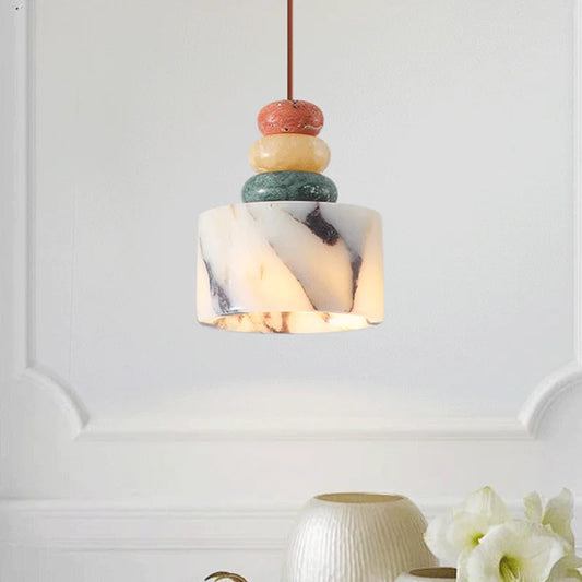 Cascade Chakra Stone Pendant Light