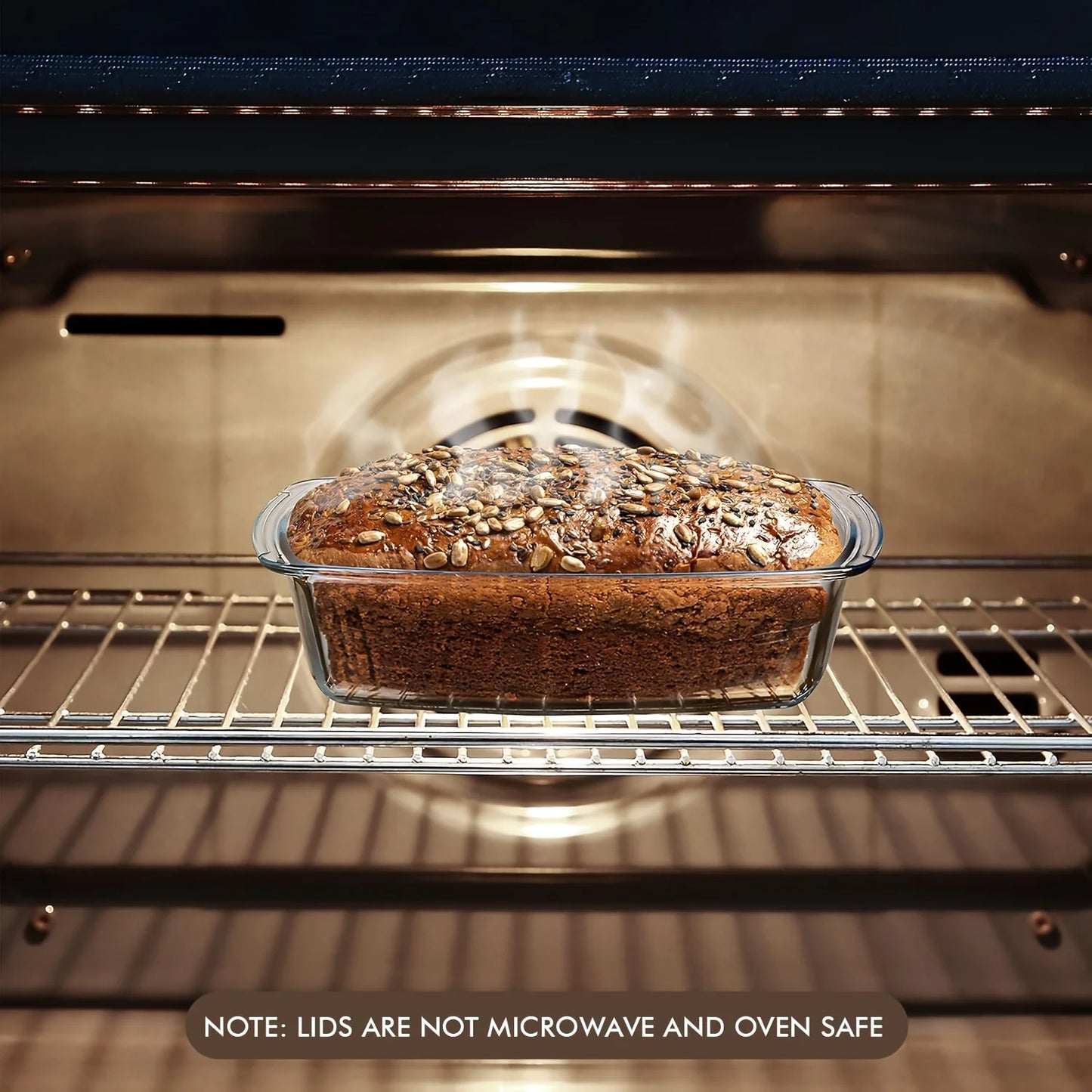 ClearBake DuoVault™ Glass Loaf Set