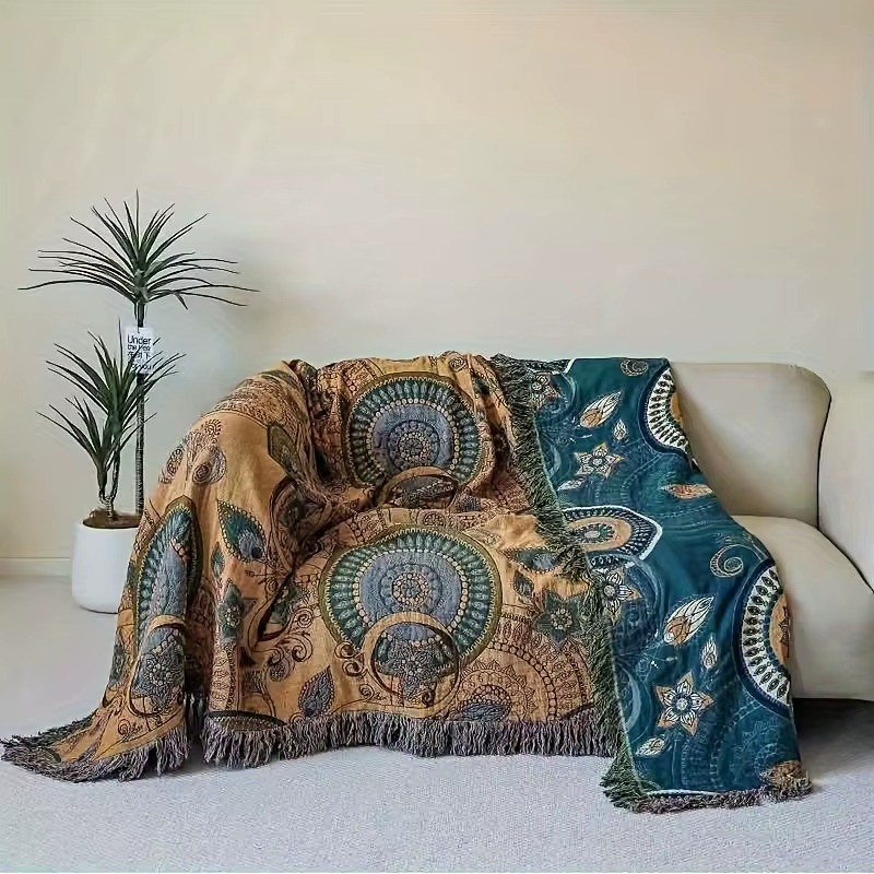 Celestial Harmony Tapestry Blanket
