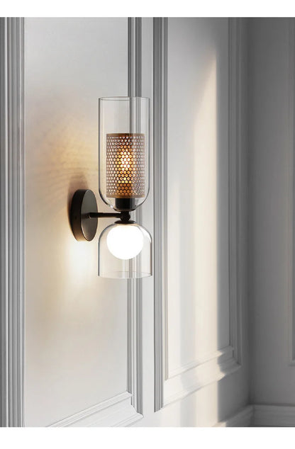 Dualis Ember Glass Wall Sconce