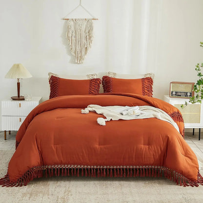 Terracora™ Fringe Comforter Set