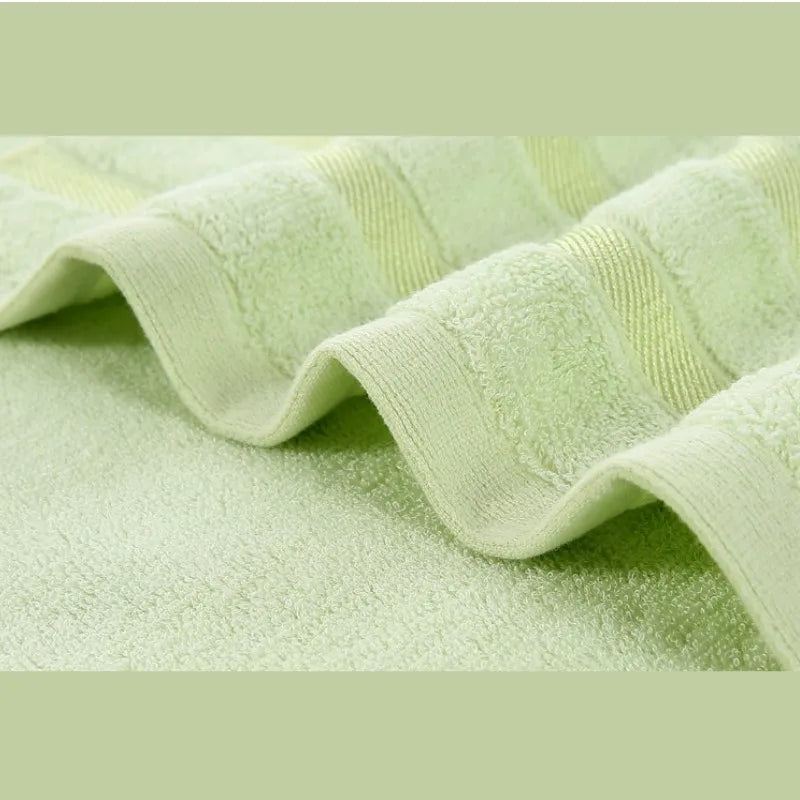 2 Pcs Bamboo Face Towels