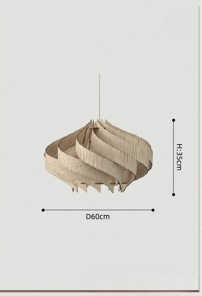 Crescent Swirl Pendant Light