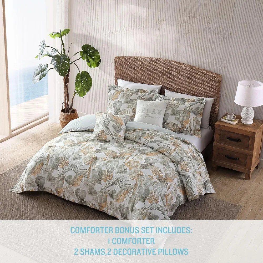 TropiCalm Duvet Cover Set with Pillow Shams