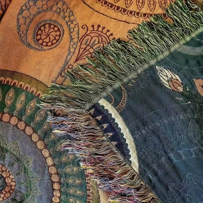 Celestial Harmony Tapestry Blanket