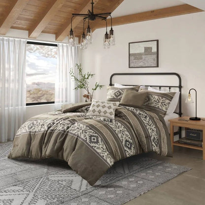 Desert Mesa Herringbone Comforter Set