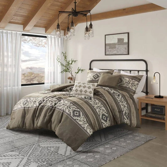 Desert Mesa Herringbone Comforter Set