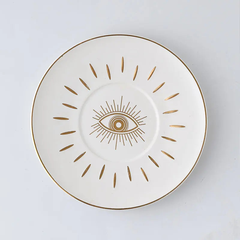 Evil Eye Ceramic Small Plate