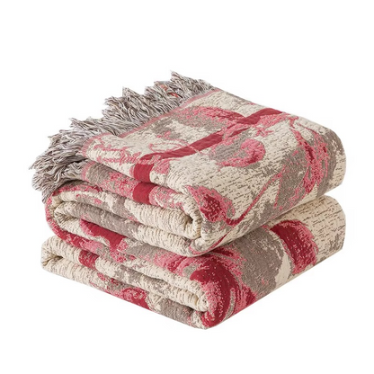 Vintage Rose Garden Tapestry Blanket