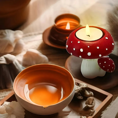Mushroom Candle Holder