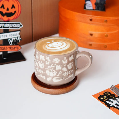 Autumn Harvest Frosted Pumpkin Mug