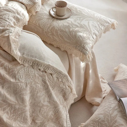 Whisper Fern Jacquard Duvet Set